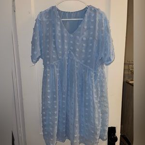 Shein blue dress size small. Great for gender reveals